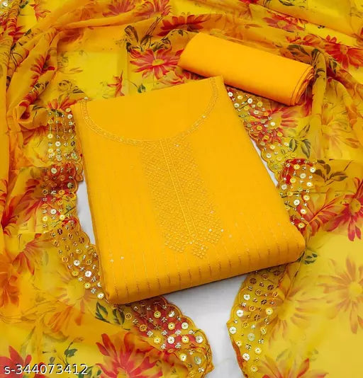 Georgette dress material for womens