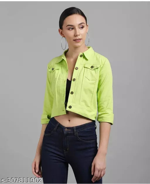 Fashionable women jacket green