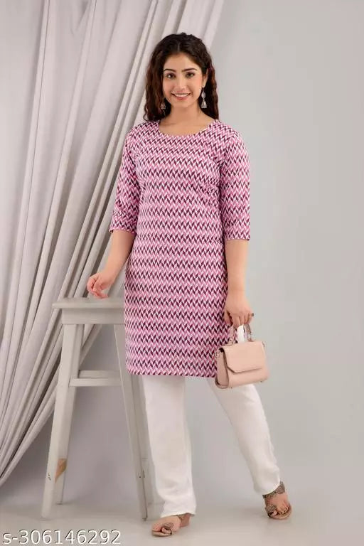 Mialo fashion straight cotton kurta.