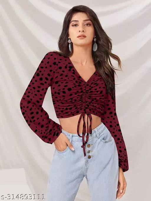 DHUNKI WOMEN'S PRINTED TOP