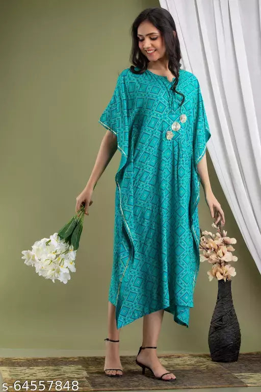 Mialo printed kurti style kaftan.