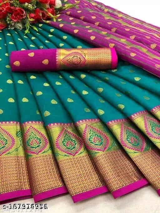 ASHRUTI GORGEOUS FANCY JACQUARD SAREE