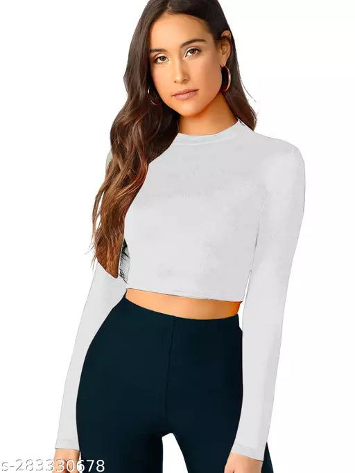 CropTop For Woman White