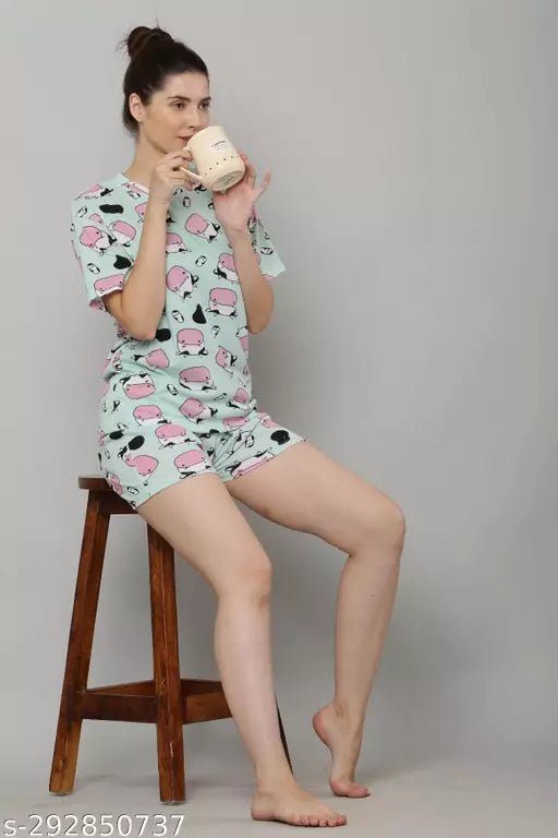 Women Top & Pant & Nikkar Set 3pc
