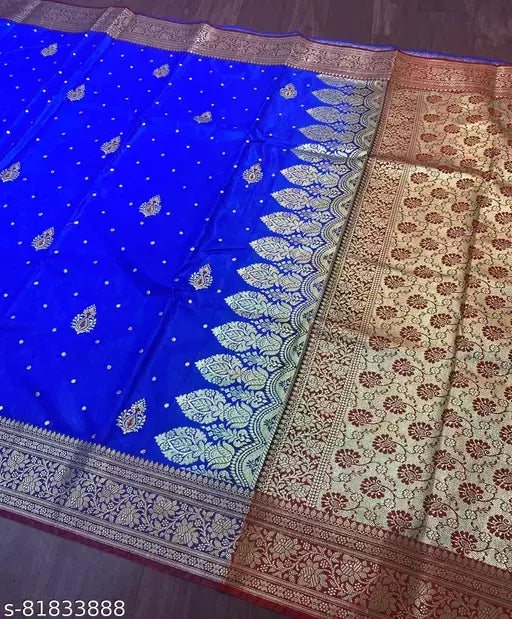 Satin Silk Embroided Saree