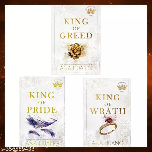 KING OF WRATH + KING OF PRIDE + KING OF GREED  BY ANA HUANG  ROMATIC BOOKS (NOVELS)