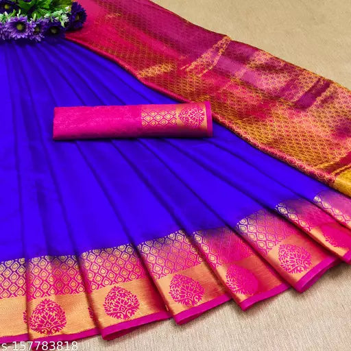 Butti Cotton Silk Saree