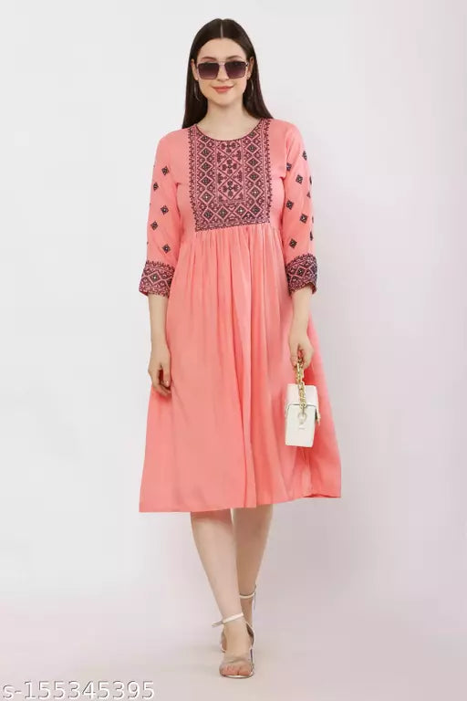 western Embroidered dress
