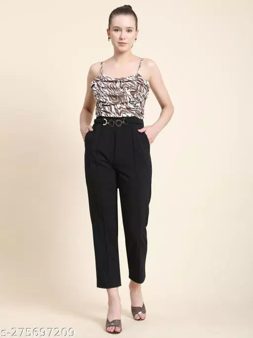 Trending Off Solder Animal Printed Long Jumpsuit For Women