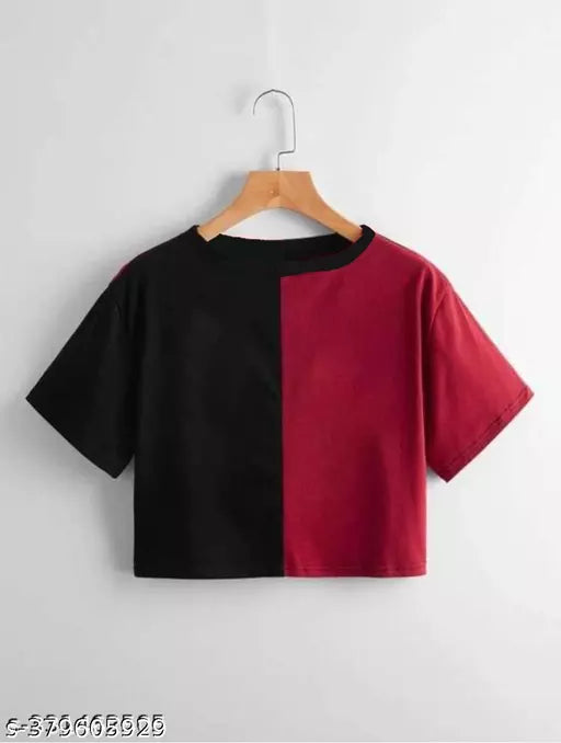 Stylish Women's & Girls' Crop Top for Casual Daily Wear - Stunning Design (1-Pack)