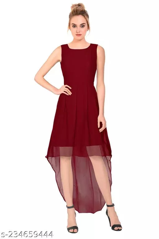 Womens Georgette Western Dress
