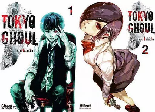 TOKYO GHOUL VOLUME 1 + VOLUME 2.. MANGA COMICS BOOKS COMBO