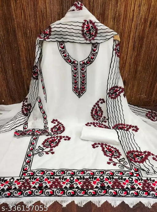 PAKISTANI HEAVY CHAIN STICH WORK SUIT FOR WOMEN