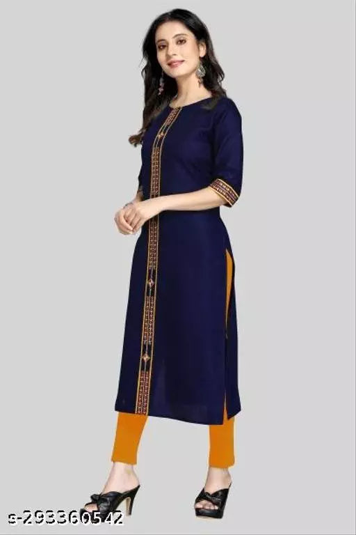 QVAZOR Stylish Fancy Trendy Kurti For Women For Party Wedding Festival Functions