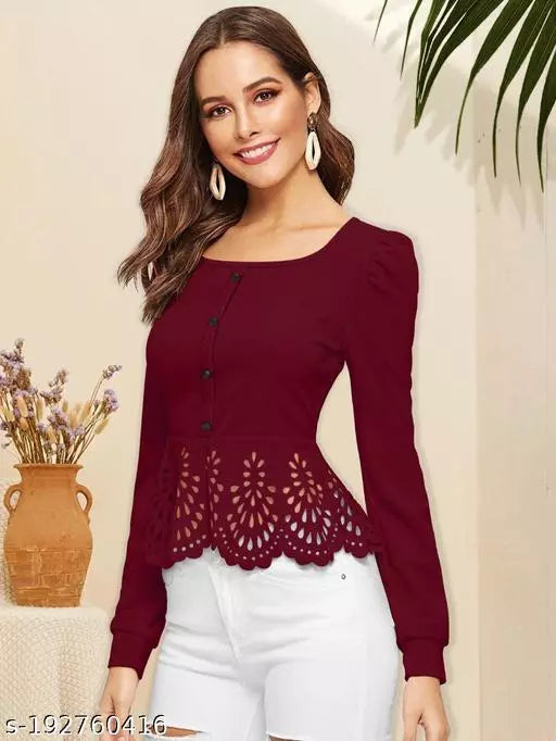 Dhunki Beautiful Lacer Cutting Top