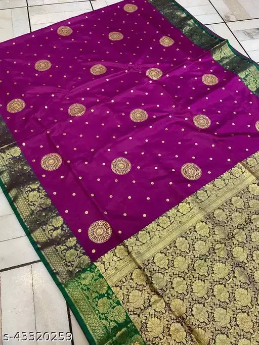 Embroided Satin Silk Saree