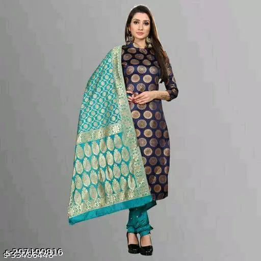SUIT+RAMA SARKARI-RAMA BUTTI-NB GOLA TOP