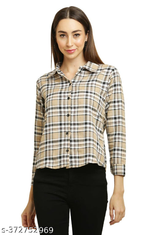 Woolen shirt for women light yellow