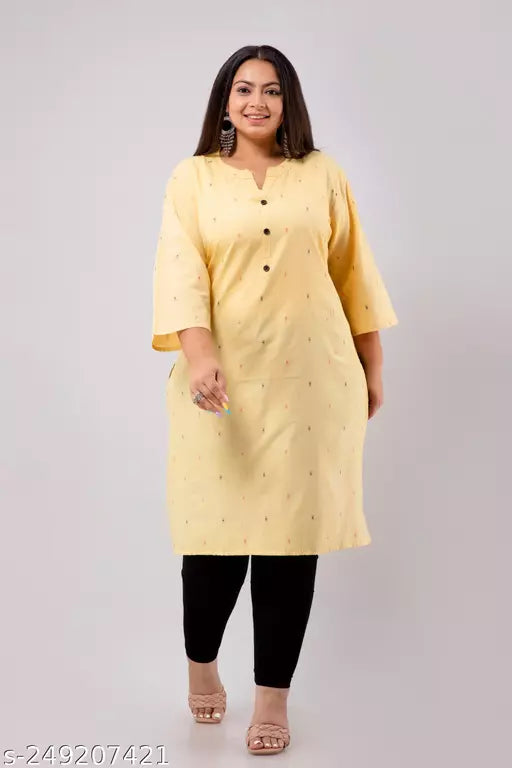 Cotton Big Size Kurtis