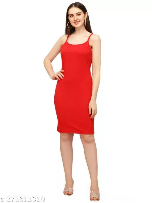 Bodycon Red Dresses For Woman