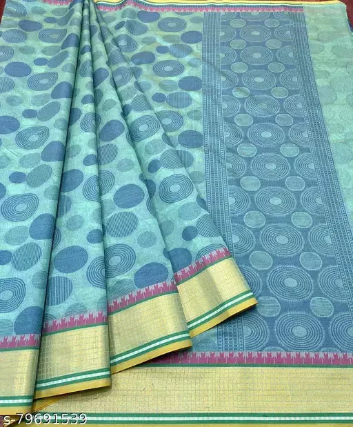 Chanderi Cotton Resham Patola Saree
