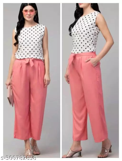 Peach Polka Dot Dress