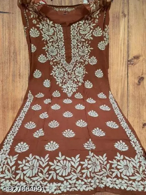 BEST EMBROIDERY RAYON KURTA