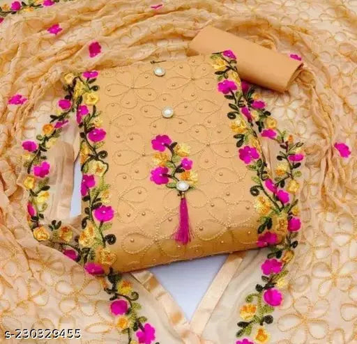 Aagyeyi Alluring Salwar Suits & Dress materials Womens Cotton Suit Unstiched