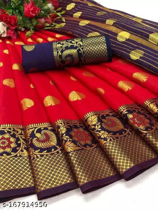 ASHRUTI GORGEOUS FANCY JACQUARD SAREE