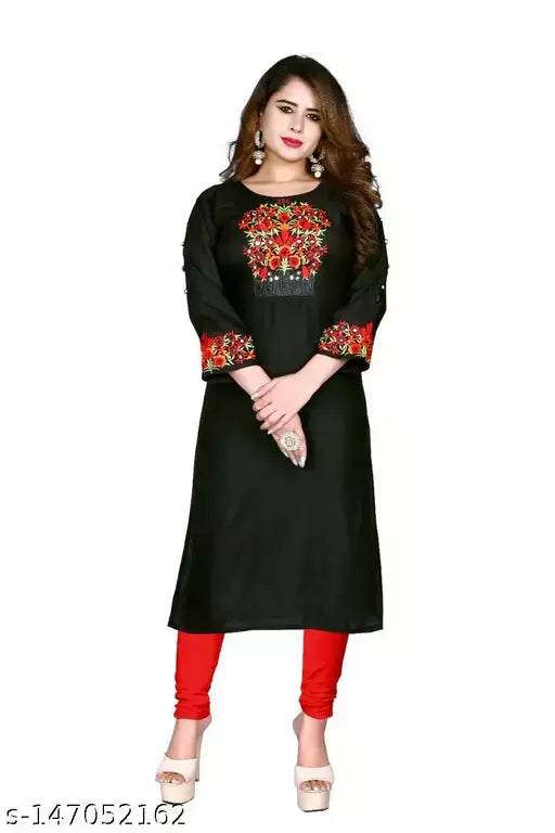 embroidery work Kurtis