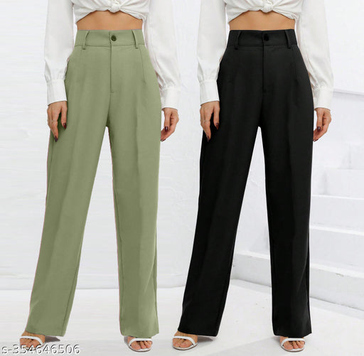 Fancy Elegant Women Women Trousers