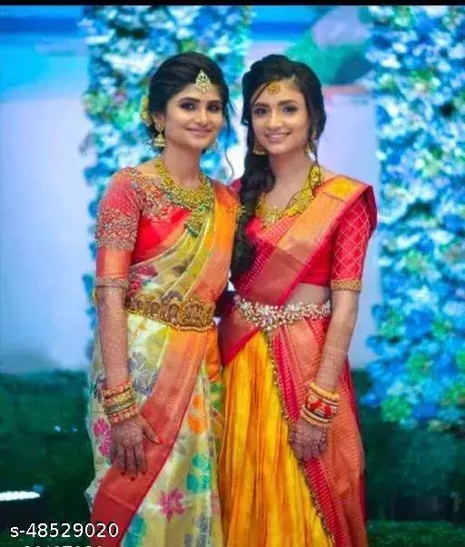 Designer Banarasi Handloom Alfi Jaal