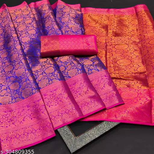 Morpich Fashion  Top Dyed  Banglory Silk Saree