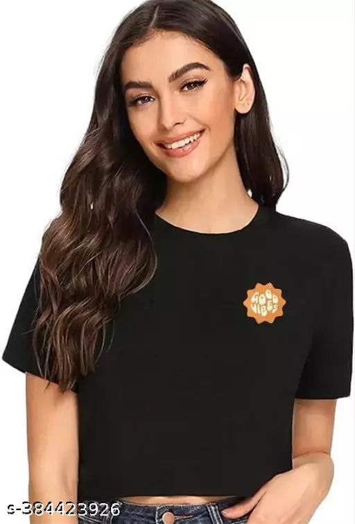 OVERSIZED SHORT SLEEVE CROPPED T-SHIRT  RELAXED AND CROPPED FIT