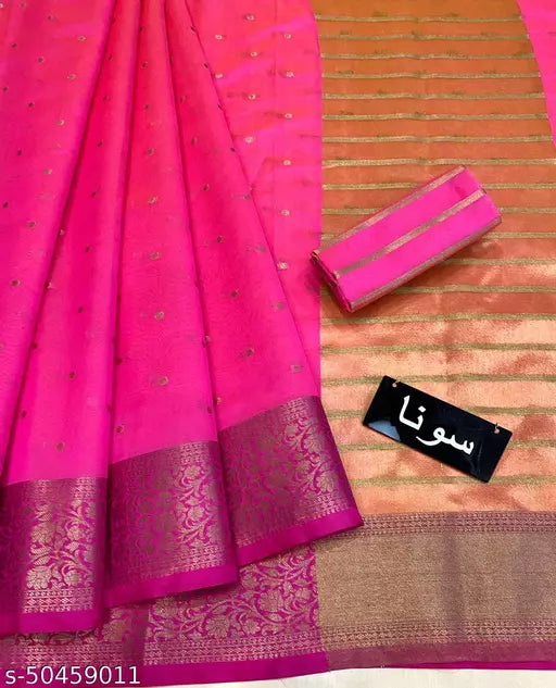 Trendy Weave Antique Booti silk saree