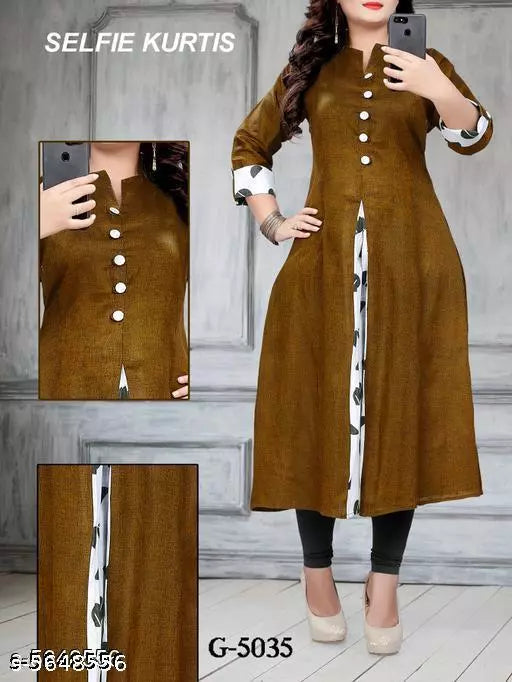 Women's Printed Khadi Cotton Kurti