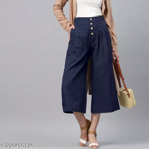 STYLISH COTTON FABRIC COTTON CULLOTTE                                                                      M  32\34              L    36\38              XL       40\42