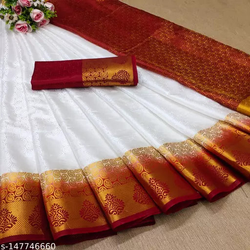 MORPINCH FASHION EMBOSS  SILK SAREE