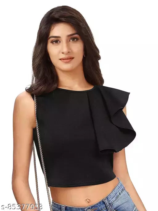 DT 11 BLACK Tops & Tunics
