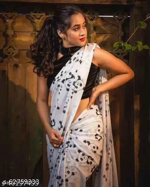 DIGITAL PRINTED GEORGETTE SHIBORI SAREE