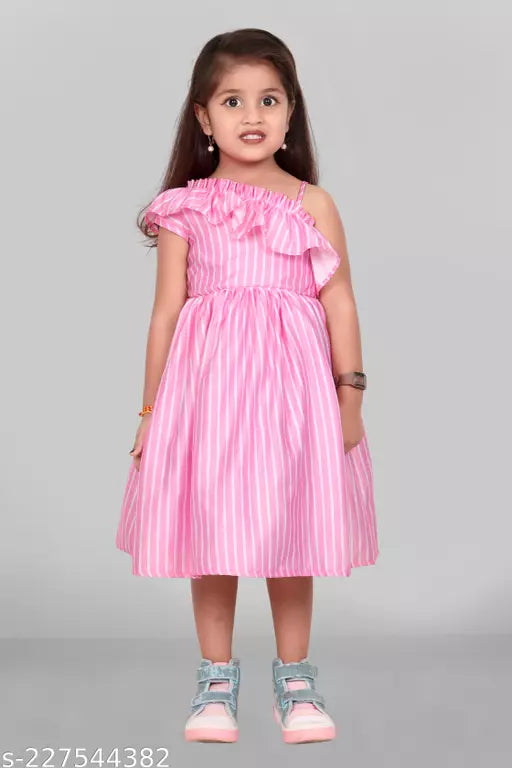 Toddler Girls Belted Dress