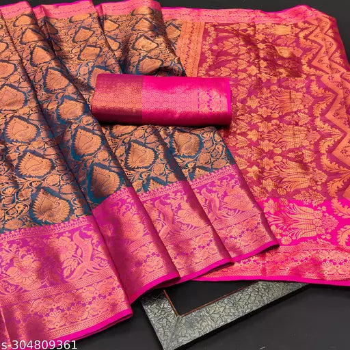 Morpich Fashion  Top Dyed  Banglory Silk Saree
