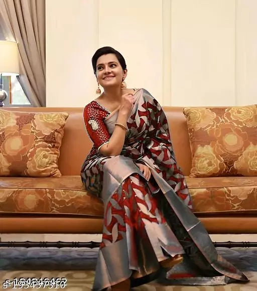 Soft kanjivaram silk Copper Zar