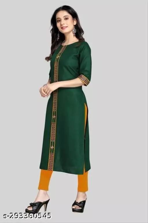 QVAZOR Stylish Fancy Trendy Kurti For Women For Party Wedding Festival Functions