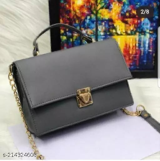 Grey Women Sling Bag