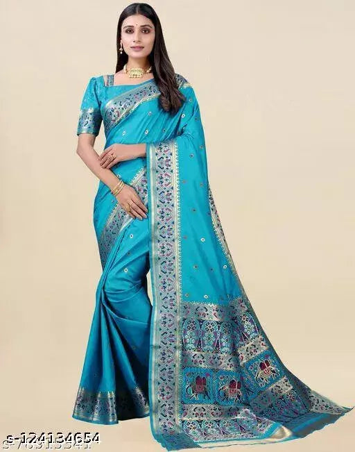 BANARASI SILK SAREE BY VAIDIK ETHNIC
