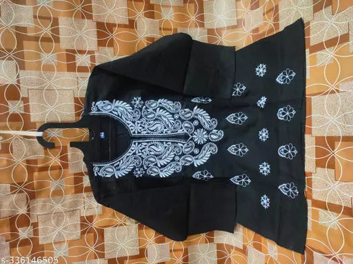 Chikankari Short Tops & Tunics Kurtis.