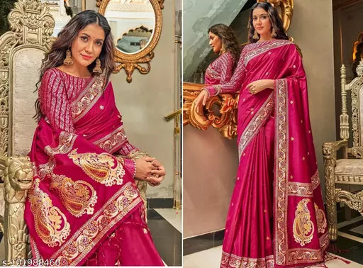 BANARASI SILK SAREE BY VAIDIK ETHNIC