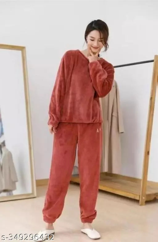 Women best woolen dress formal red
