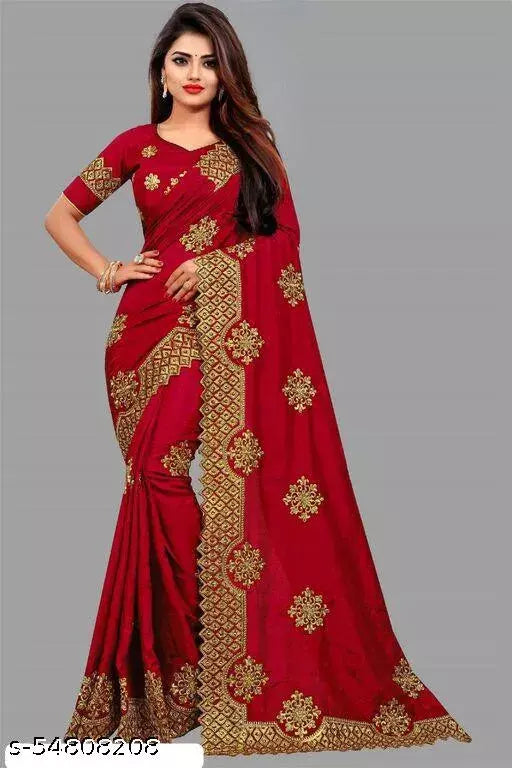 zari embroidered work with diamond work saree